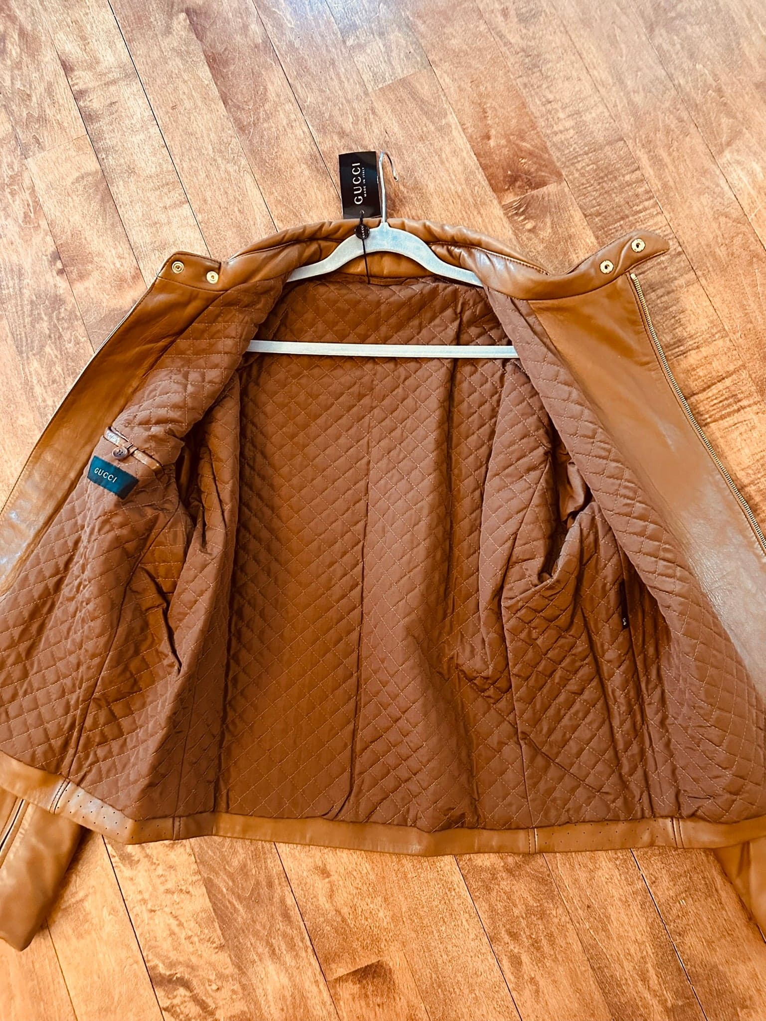 Gucci by Tom Ford runway leather jacket 2000/1 NWT - Thumbnail 4