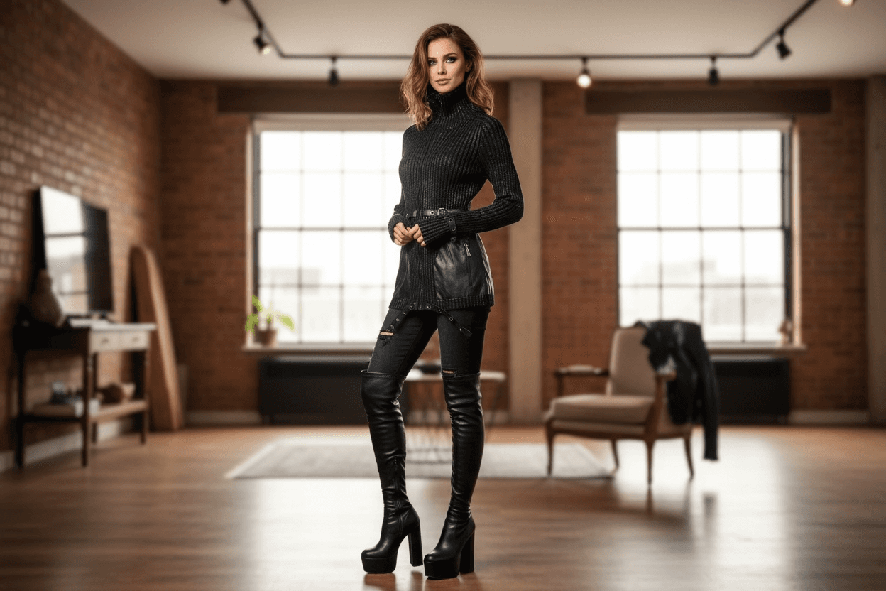 Christian Dior 2003 Galliano sweater jacket black bondage - Thumbnail 3