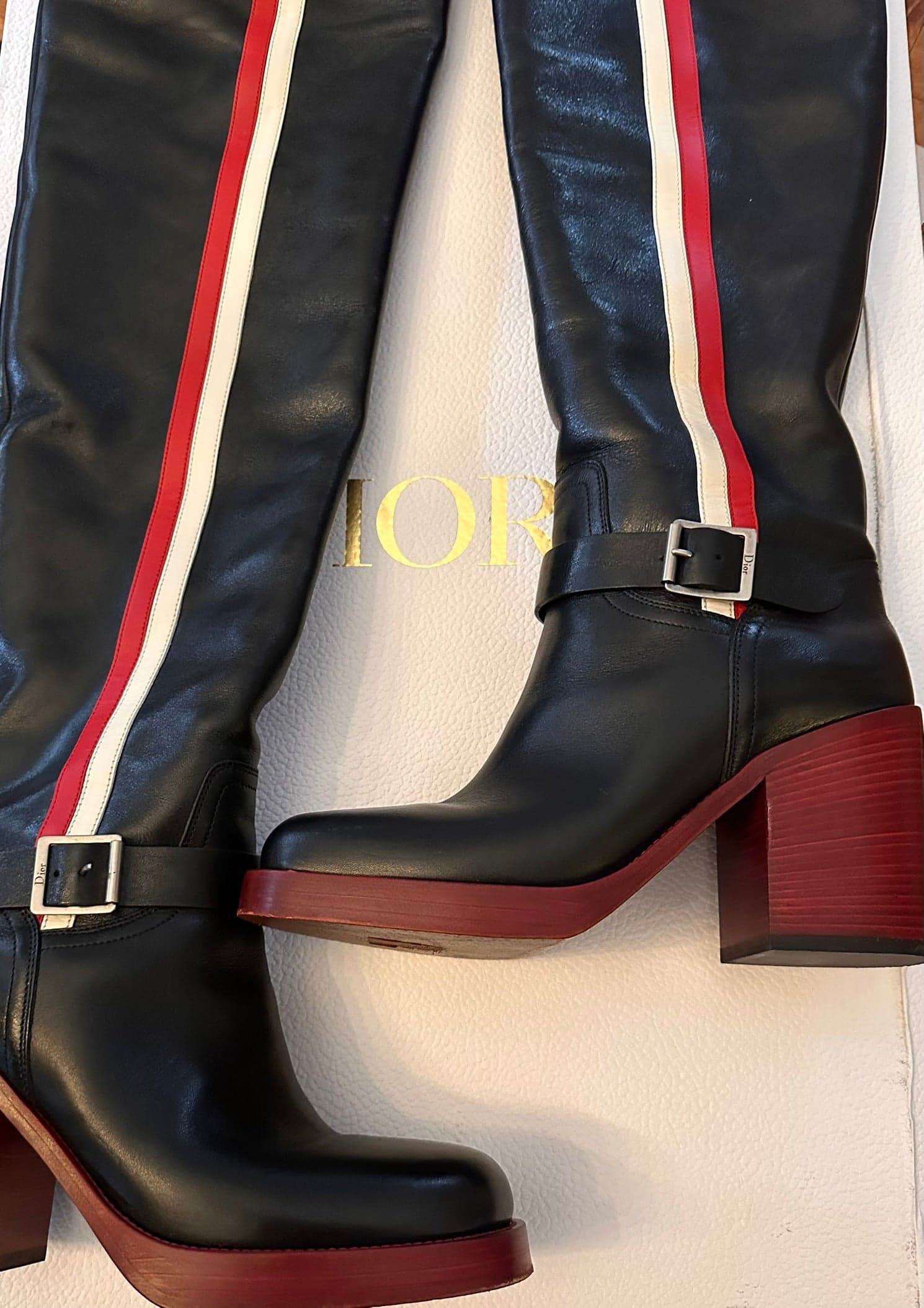Christian Dior Diorider OTK boots moto 38.5 in box - Thumbnail 6
