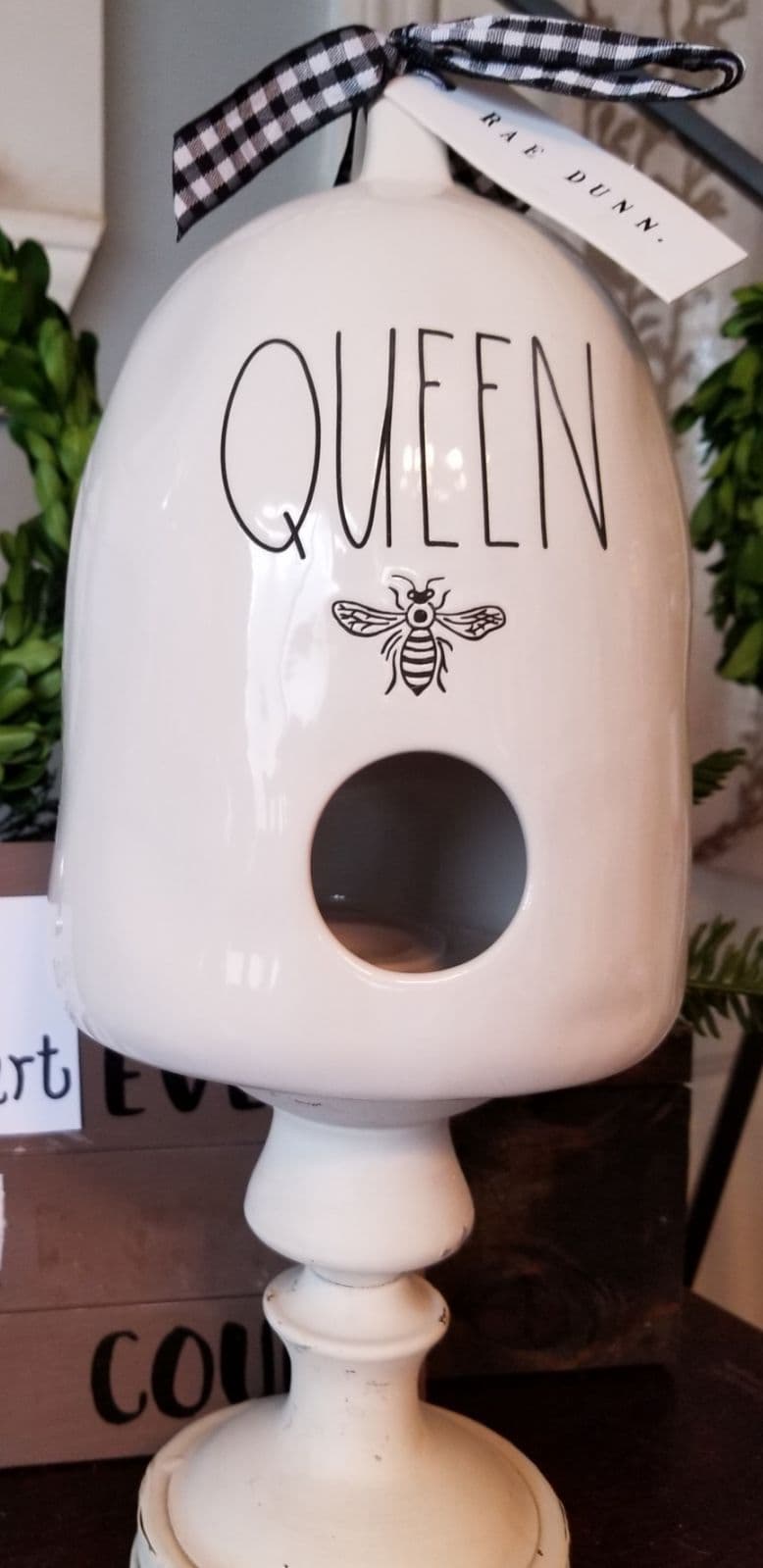Rae Dunn Queen Bee Birdhouse