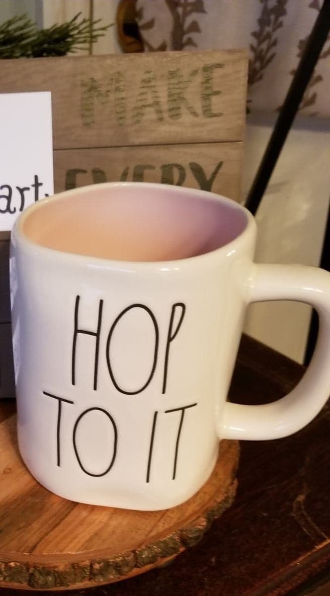 Rae Dunn easter mugs