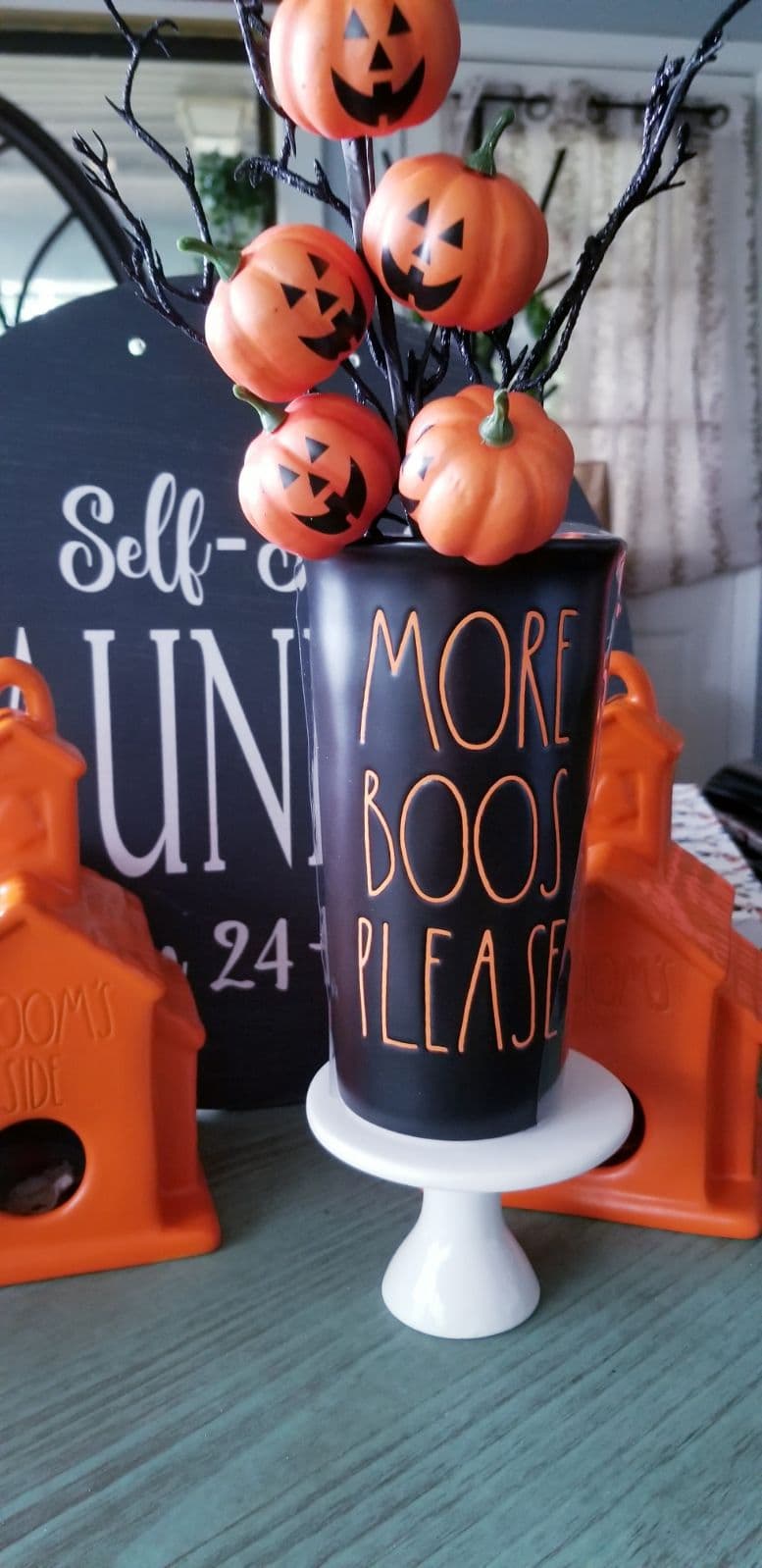 Rae Dunn More Boos Please Travel Mug
