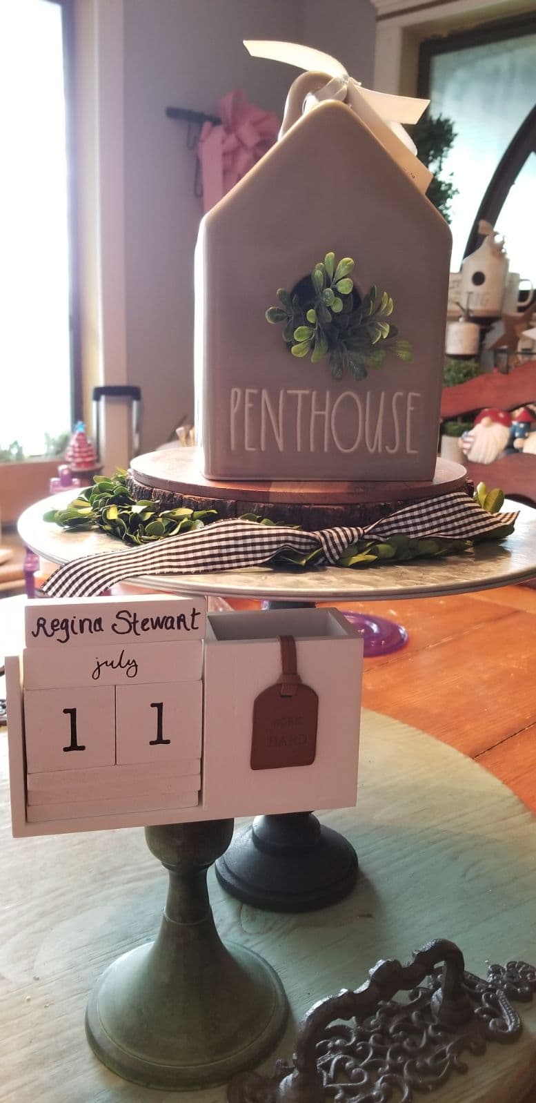 Rae Dunn Birdhouse - Thumbnail 2