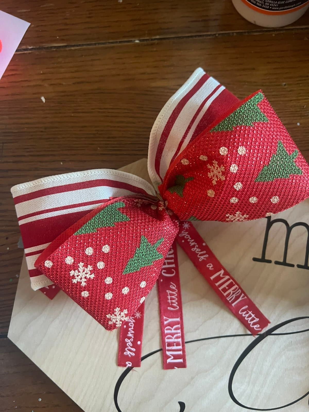 Reversible Door Tag for Fall and Christmas! - Thumbnail 5