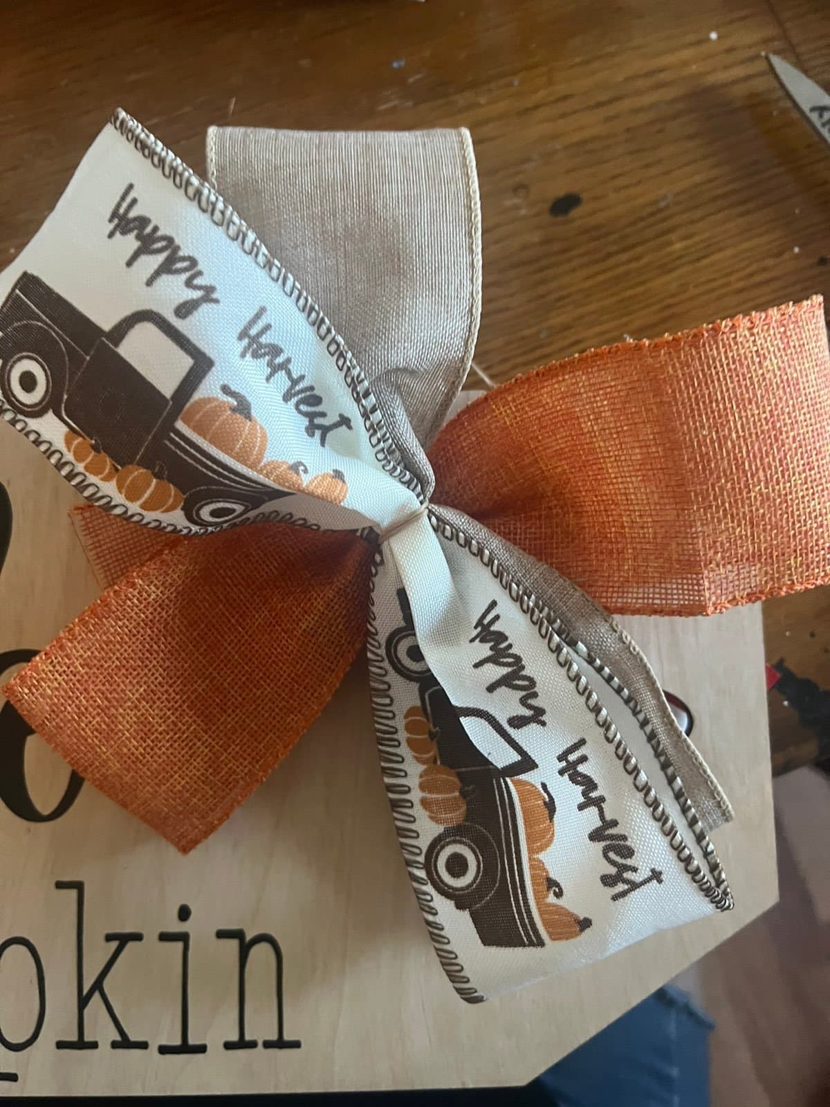 Reversible Door Tag for Fall and Christmas! - Thumbnail 4