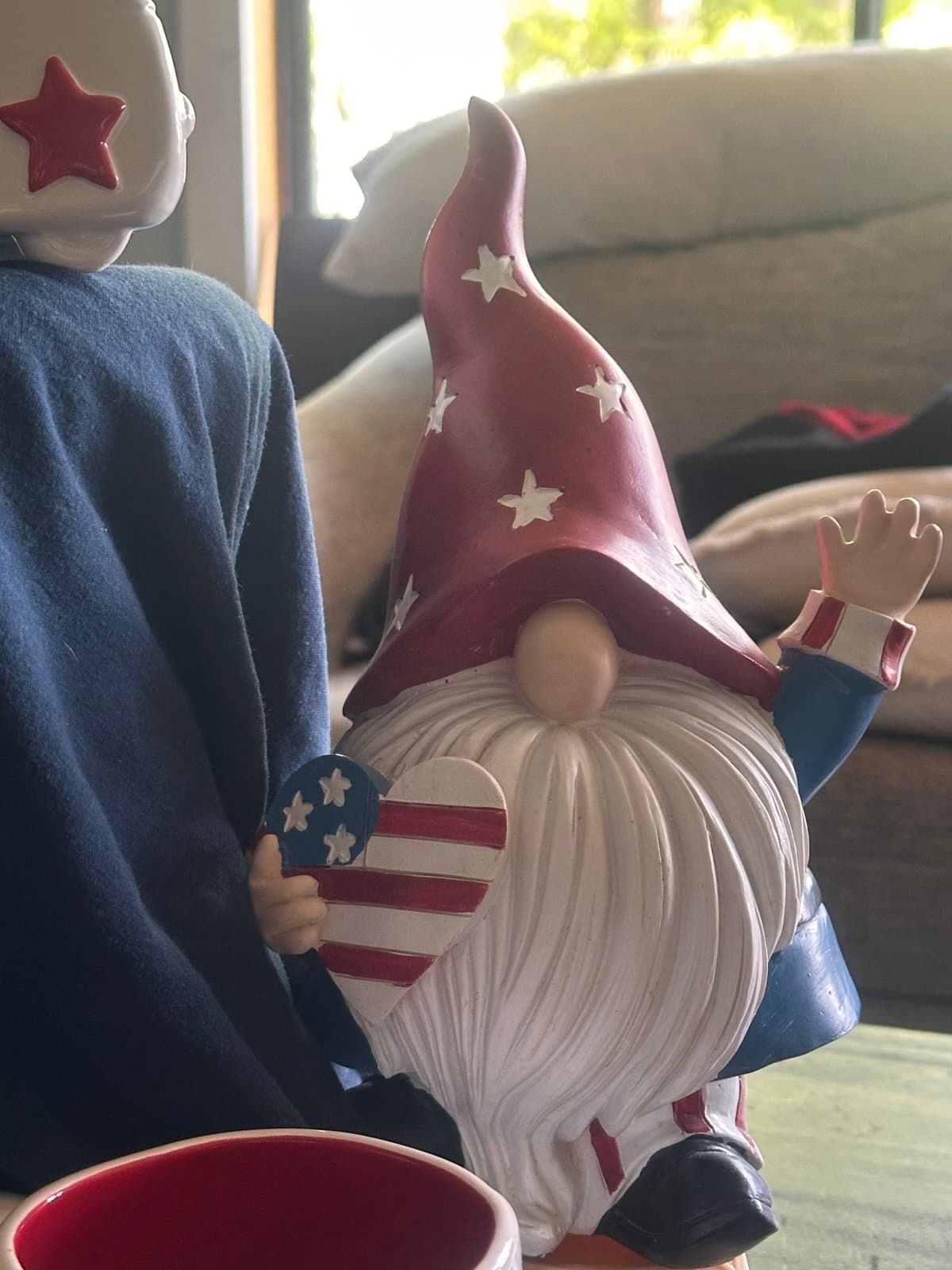 Patriotic American Flag Gnome Decor #RaeDunn #PatrioticDecor #4thOfJuly - Thumbnail 2