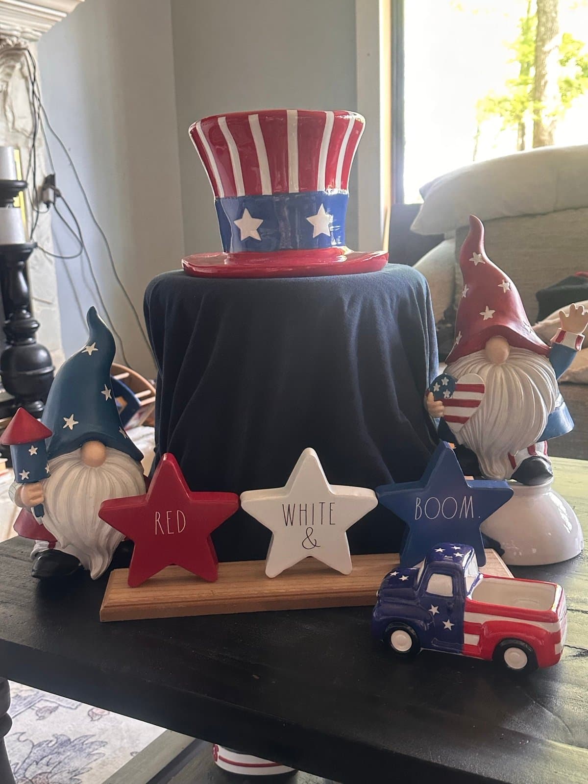 Festive Patriotic Gnome Decor #RaeDunn #PatrioticDecor #FarmhouseStyle#Gnome - Thumbnail 3