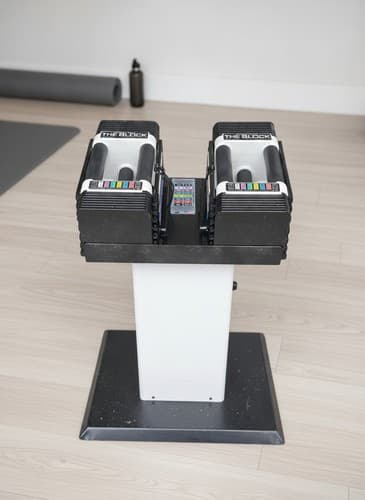 PowerBlock Personal Adjustable Dumbbell Set 10-45 lbs with Column Stand Pair - Thumbnail 3