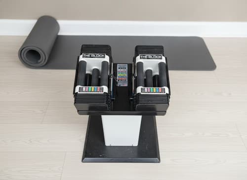 PowerBlock Personal Adjustable Dumbbell Set 10-45 lbs with Column Stand Pair - Thumbnail 2