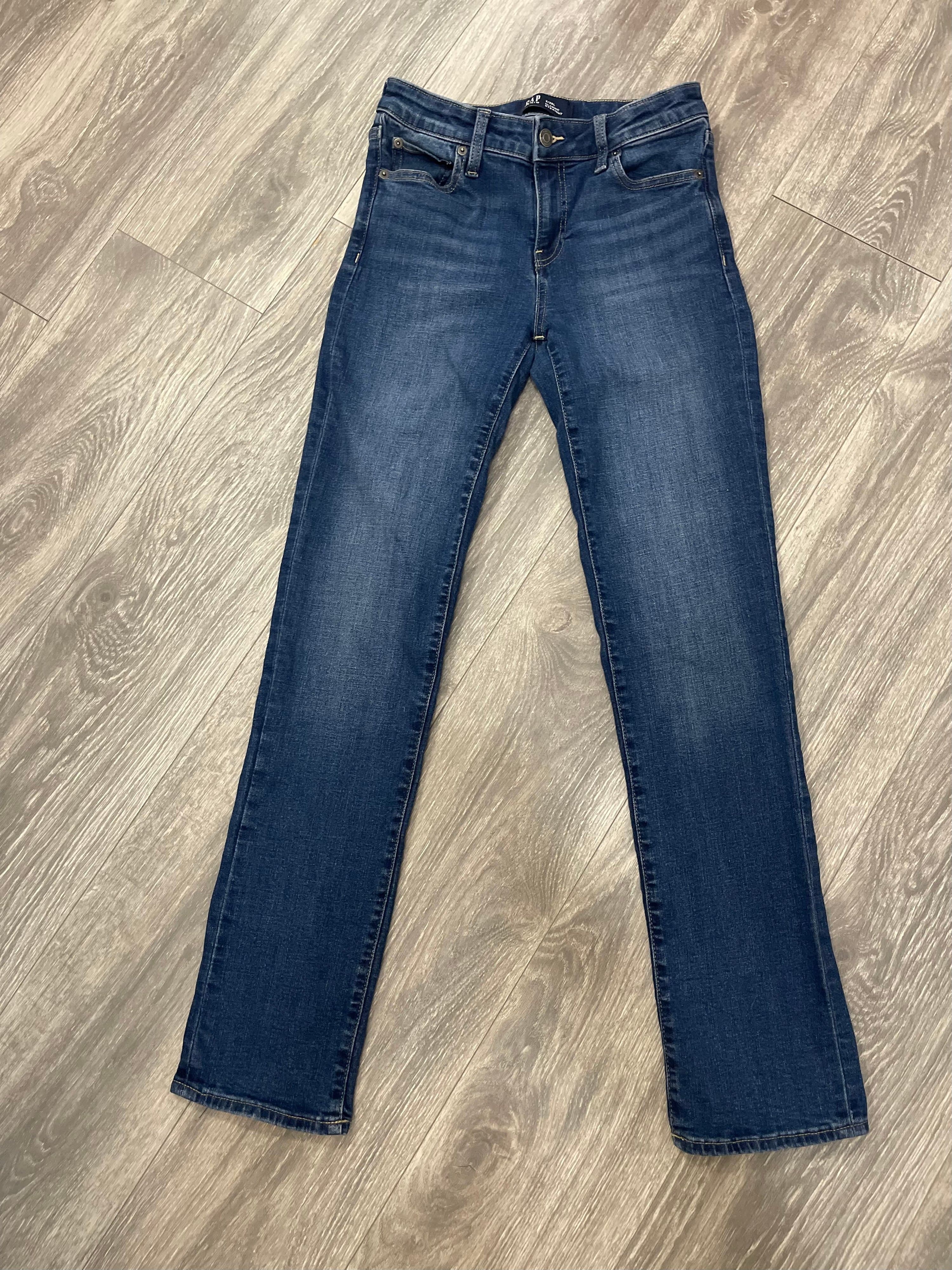 AEO Men's Slim Straight Jeans Dark Wash