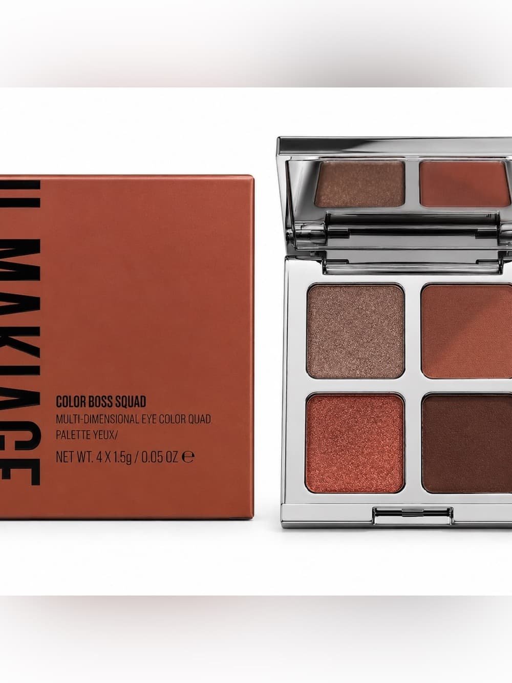 IL MAKIAGE Color Boss Squad Multi-Dimensional Eye Color Quad - BNIB - Thumbnail 2