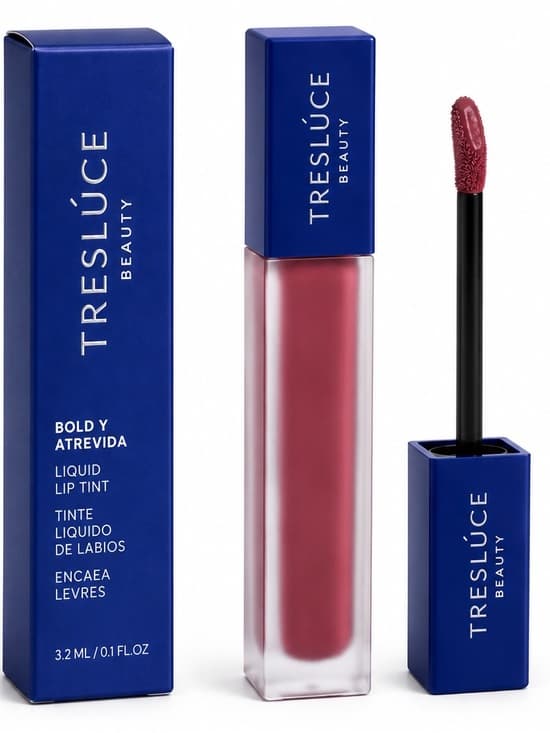 TRESLÚCE BEAUTY Bold y Atrevida Liquid Lip Tint - Daring - BNIB - Thumbnail 4