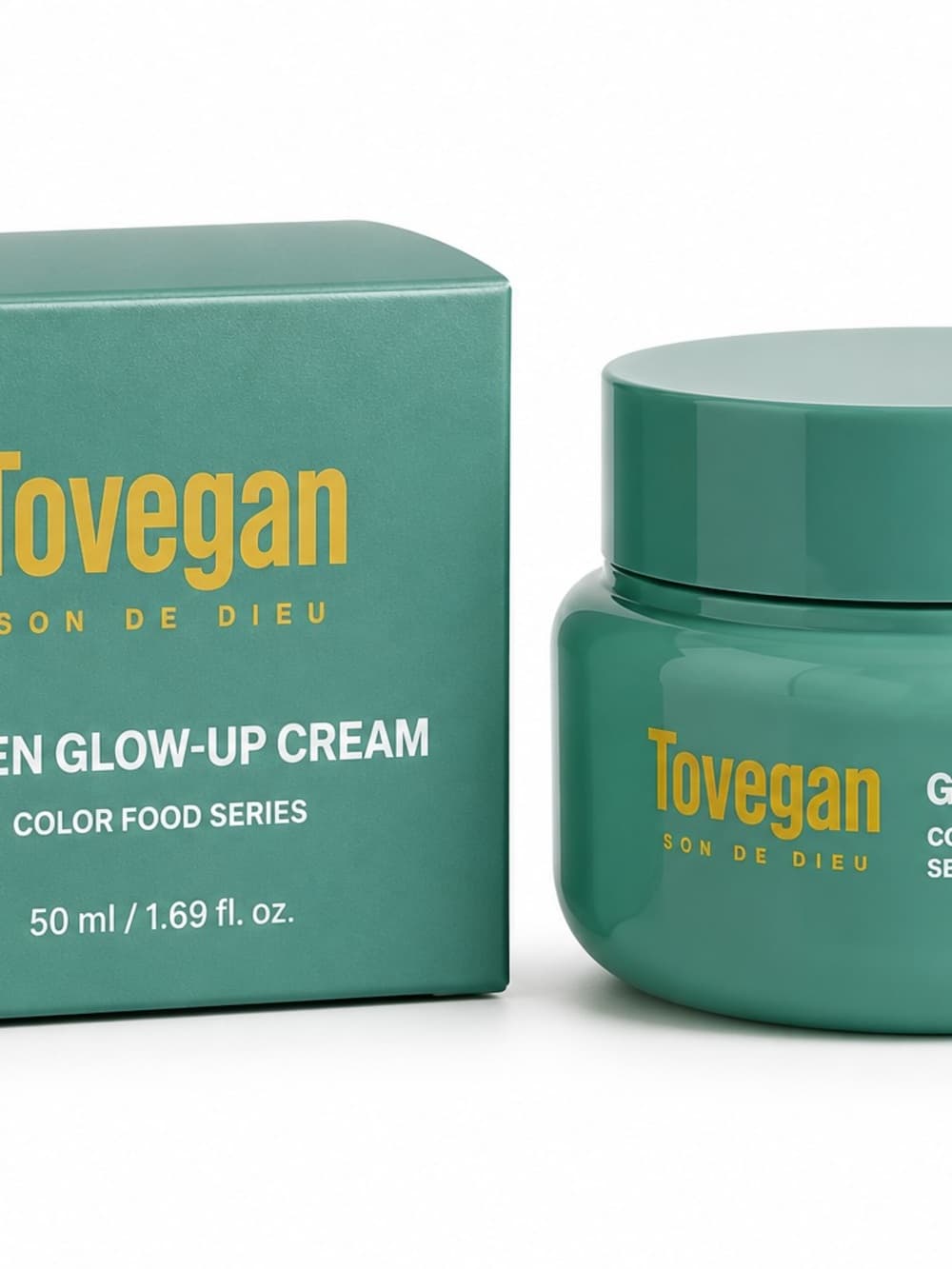 Tovegan Green Glow-Up Cream 50 mL / 1.69 fl oz - BNIB - Thumbnail 3