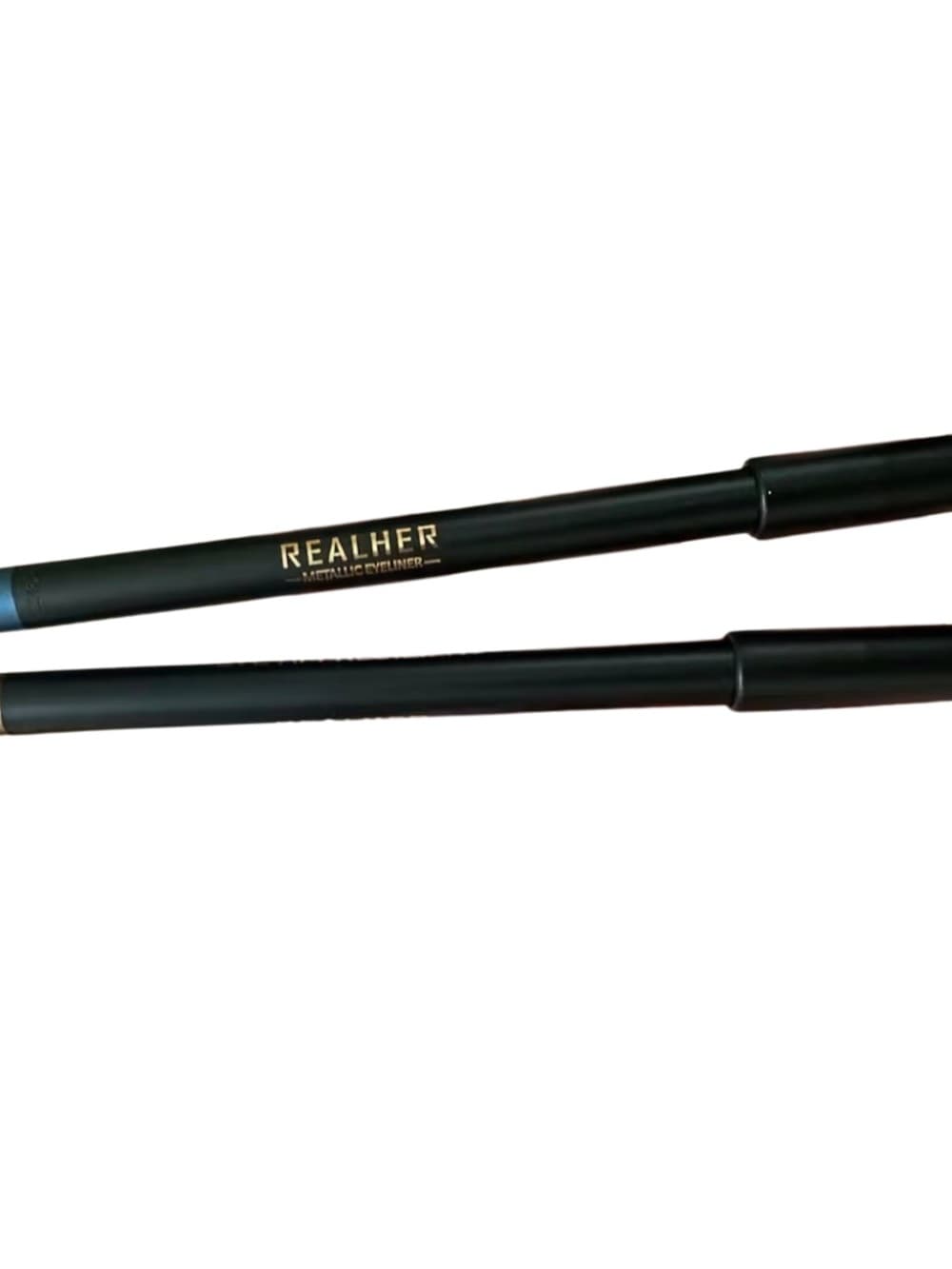 RealHer Metallic Eyeliner Duo — Metallic Bronze and Metallic Teal - Thumbnail 2