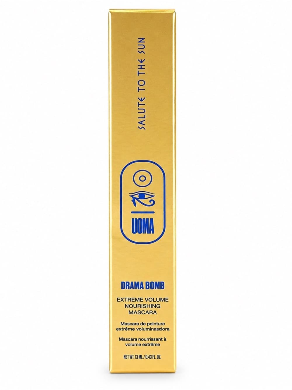 UOMA Beauty Drama Bomb Extreme Volume Nourishing Mascara in KEM Black - BNIB - Thumbnail 2