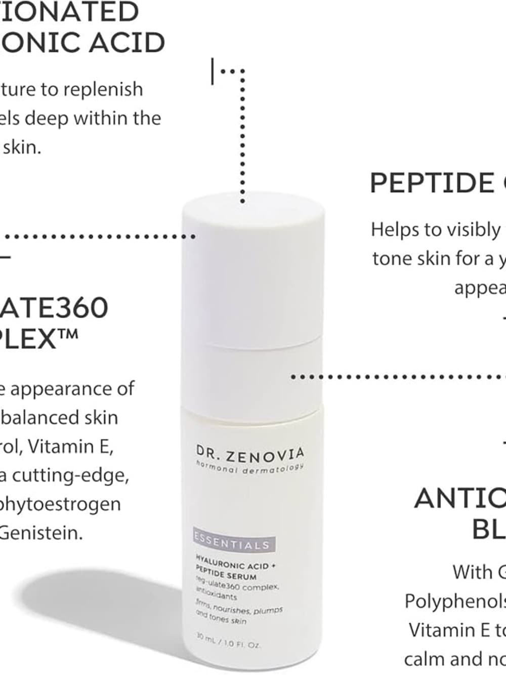 Dr. ZENOVIA Hyaluronic Acid + Peptide Serum - Thumbnail 3