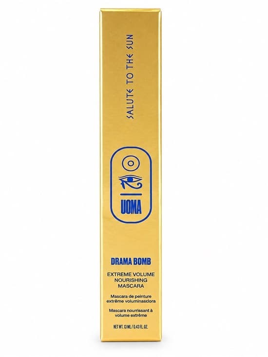 UOMA Beauty Drama Bomb Extreme Volume Nourishing Mascara in KEM Black - BNIB - Thumbnail 3