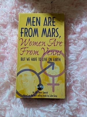 Men Are From Mars, Women Are From Venus "But We Have To Live On Earth" VHS Tape