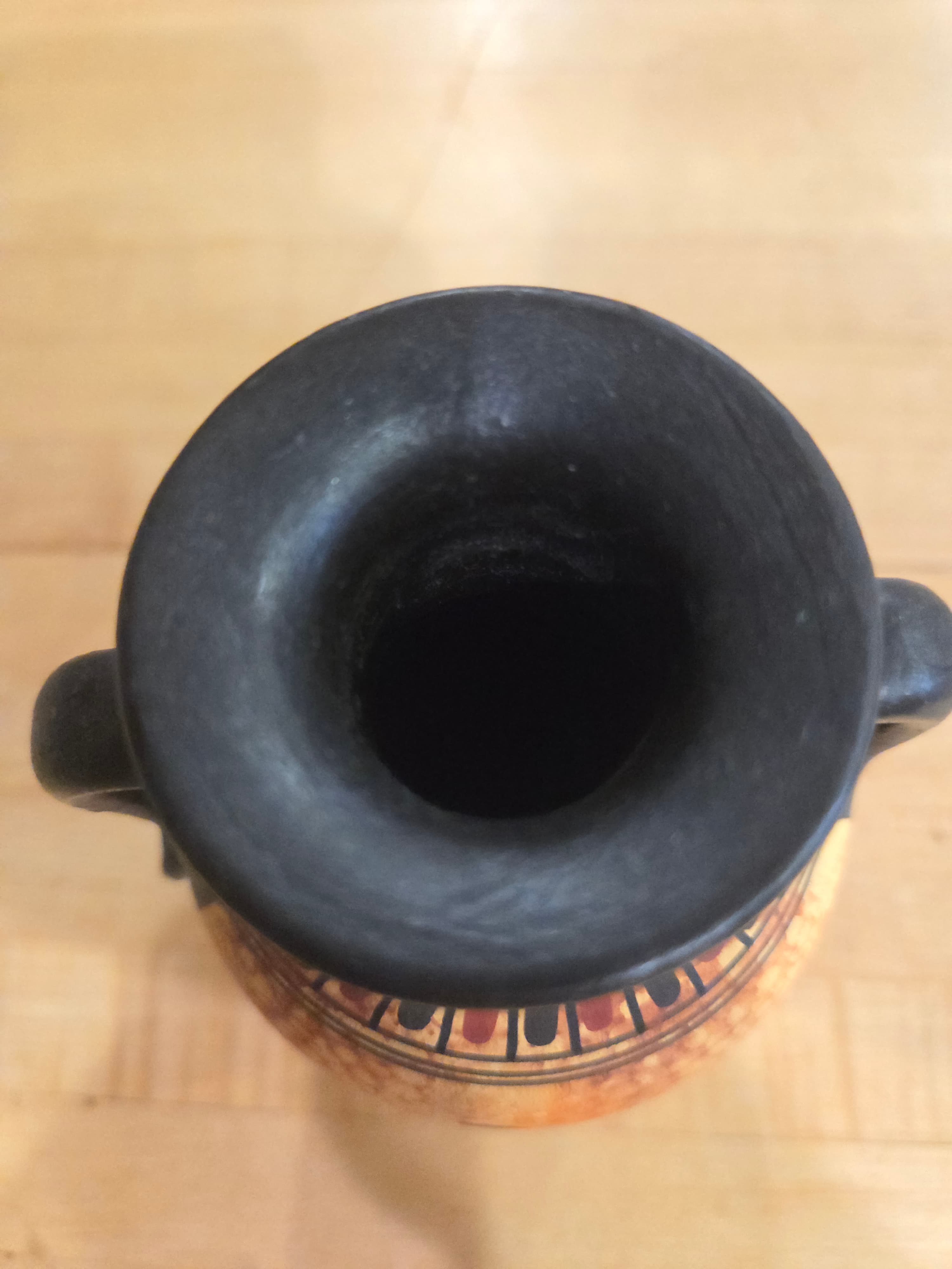 Handmade Greek Pottery Amphora Vase Replica 500 BC Classic Period - Thumbnail 3