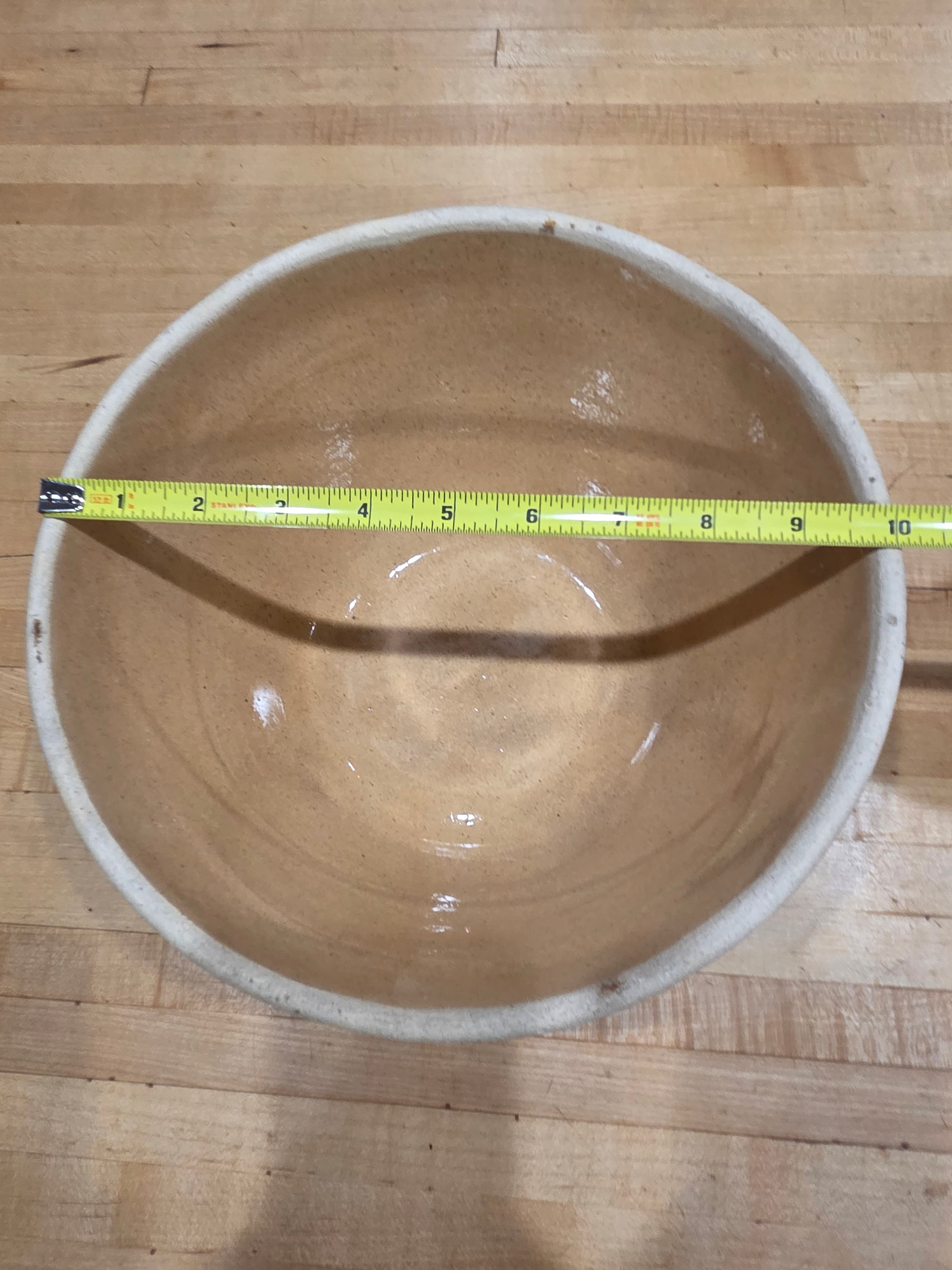 Vintage Robinson Ransbottom RRP Co Crown Star Stoneware Mixing Bowl Roseville Ohio - Thumbnail 5