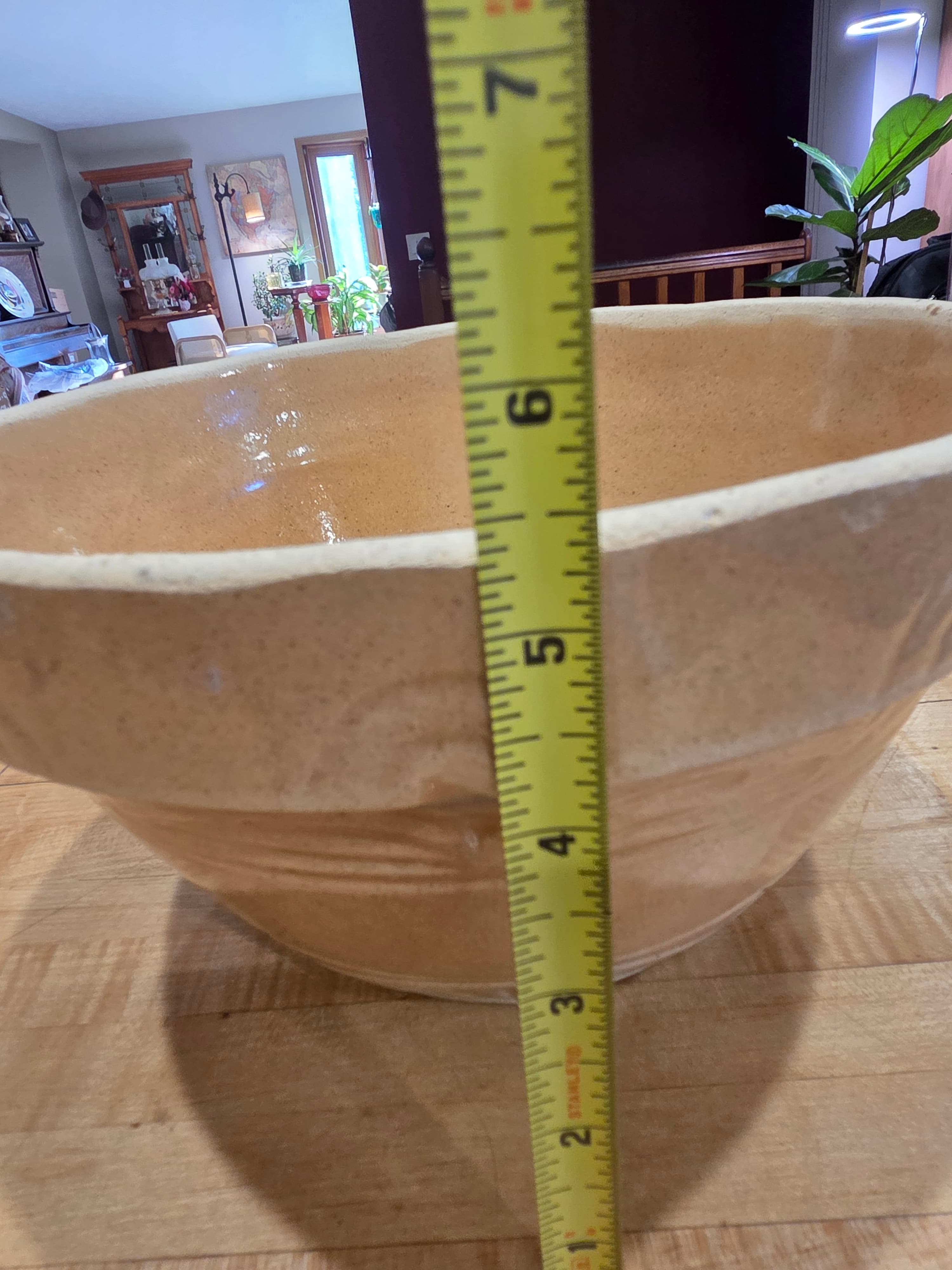 Vintage Robinson Ransbottom RRP Co Crown Star Stoneware Mixing Bowl Roseville Ohio - Thumbnail 6