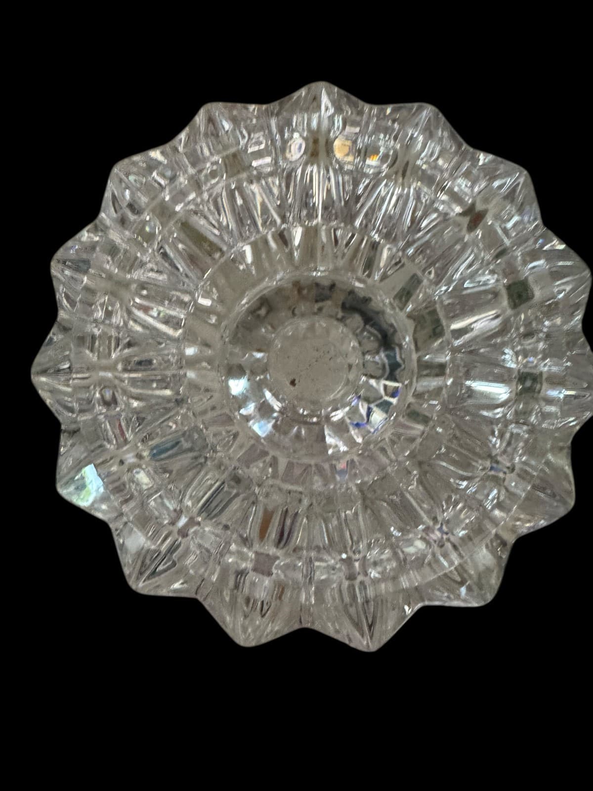 Retired PartyLite Aurora 24% Lead Crystal Candle Holder Made In Germany - Thumbnail 4