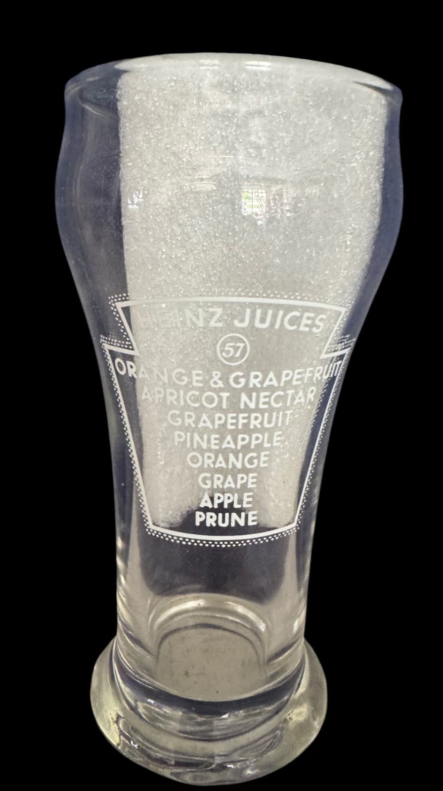 Vintage Heinz Tomato Juice Glass Advertising 1950’s Tomato Man - Thumbnail 2