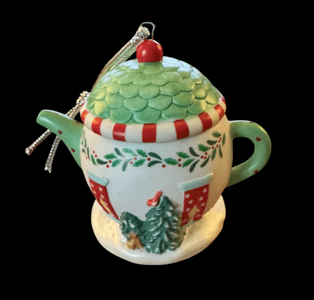 Hallmark Tea Pot House Ornament 2001 - Thumbnail 2