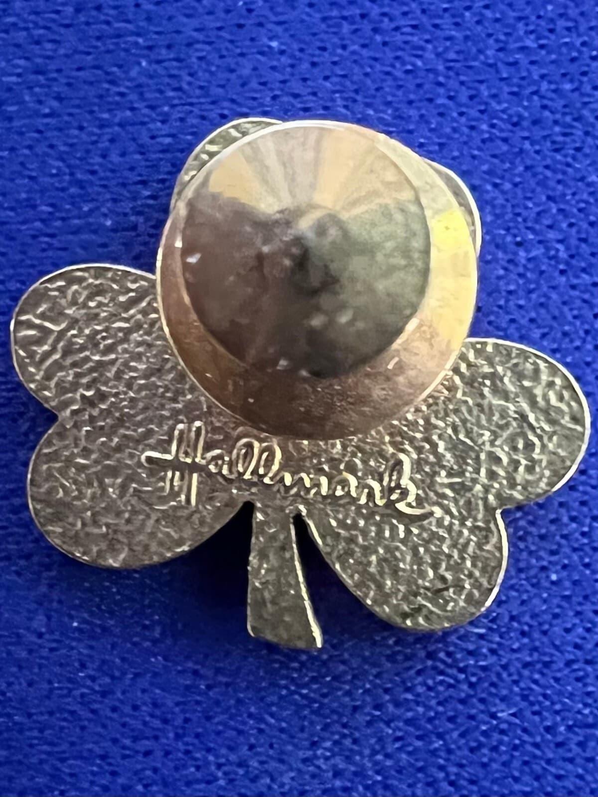 Vintage Hallmark 3 Leaf Clover Tac Pin - Thumbnail 2