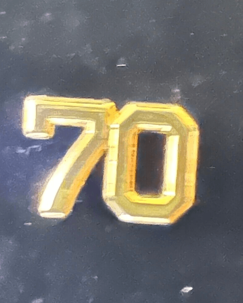 Vintage Goldtone 1970's Tie Tack - Thumbnail 2