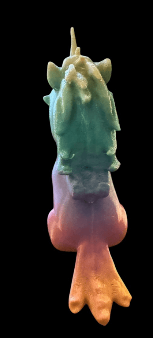 Cute Unicorn 2.5" x 2.5" - Thumbnail 5
