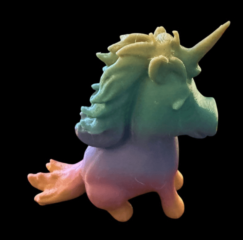Cute Unicorn 2.5" x 2.5" - Thumbnail 4