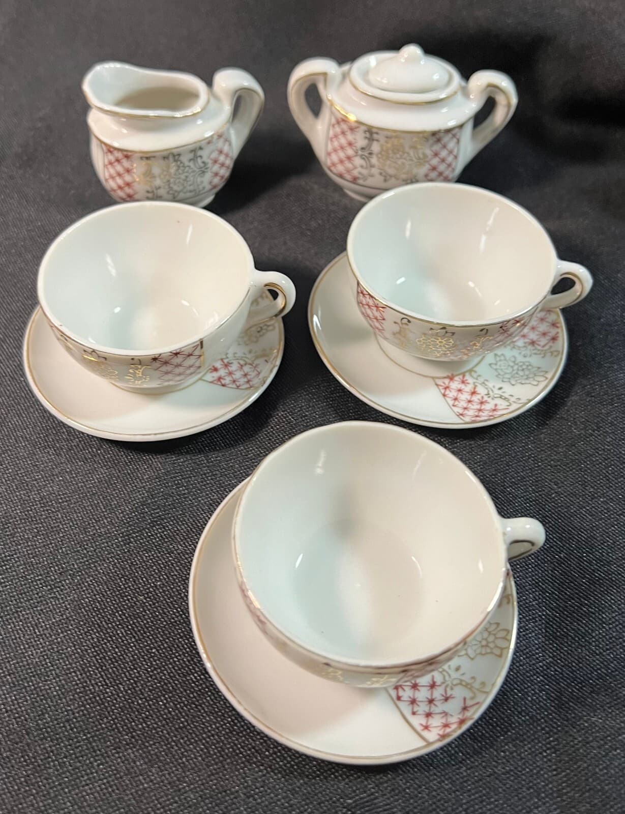 Vintage Kid/Doll Dishes 8 pcs Japan - Thumbnail 3