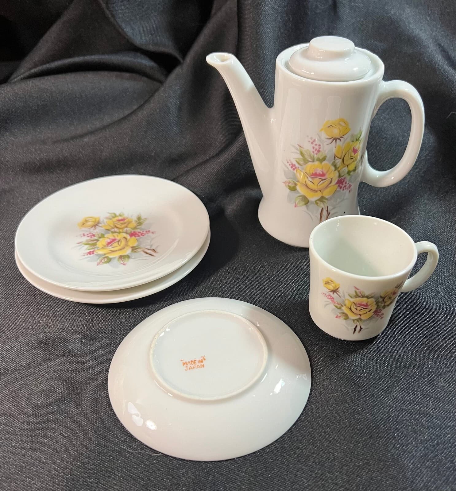 Vintage Kid/Doll Dishes 5 pcs Japan - Thumbnail 4