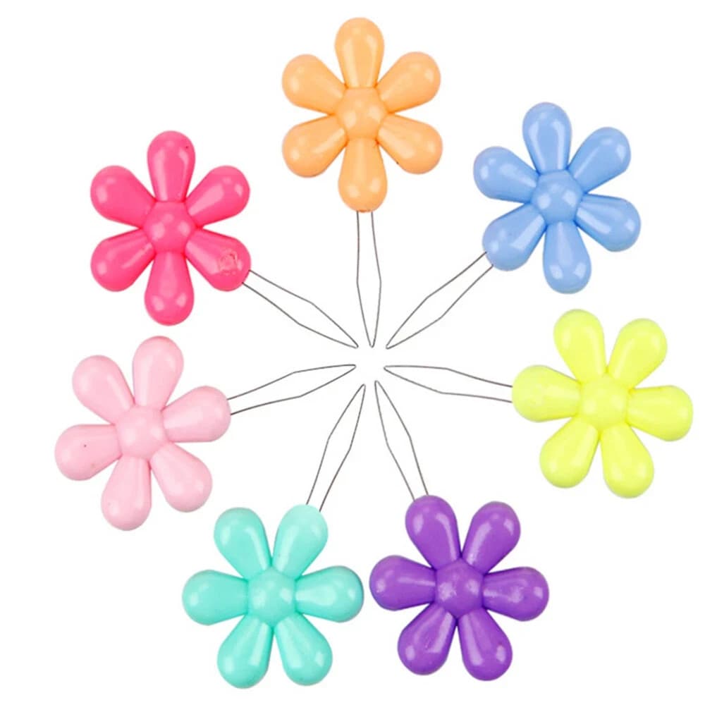 5 PCS Needle Threader Assorted Flower Head Wire