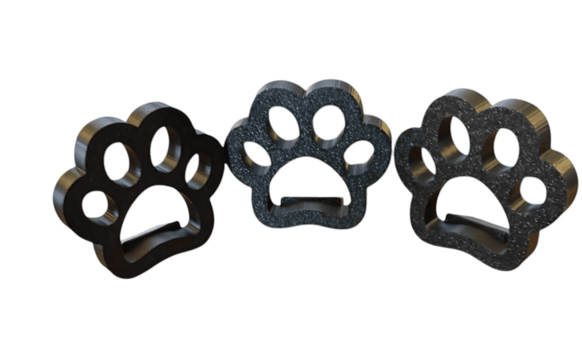 Black Cat Plant Pot Feet 3 pcs Pot Risers Lifters - Thumbnail 4