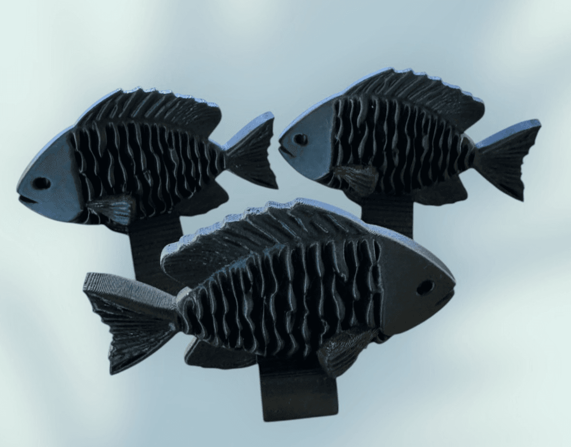 Plant Pot Feet 3 pcs Flower Pot Risers Lifters Fish - Thumbnail 2