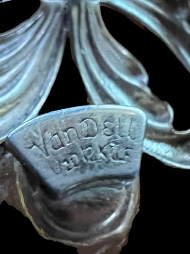 Vintage Van Dell 1/20th GF Pendant with Pink Stone Pendants - Thumbnail 3