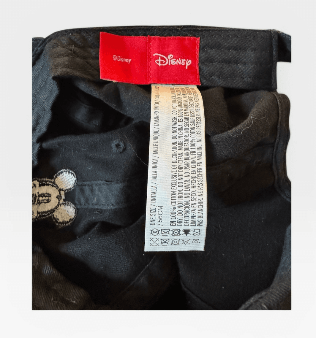 Disney Mickey Baseball Hat Cap Adjustable Embroidered Adult - Thumbnail 3