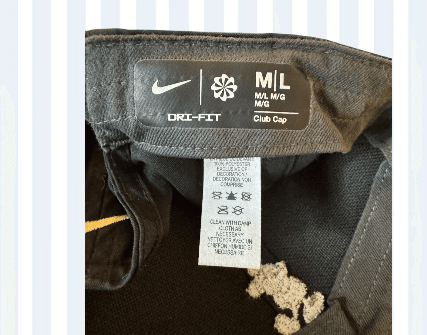 Mickey Baseball Hat Cap Double Brands Nike & Disney Adjustable Embroidered Adult - Thumbnail 3