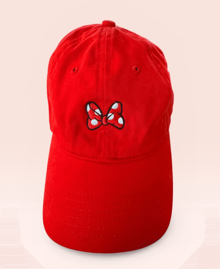 Disney Minnie Baseball Hat Cap Adjustable Embroidered Adult