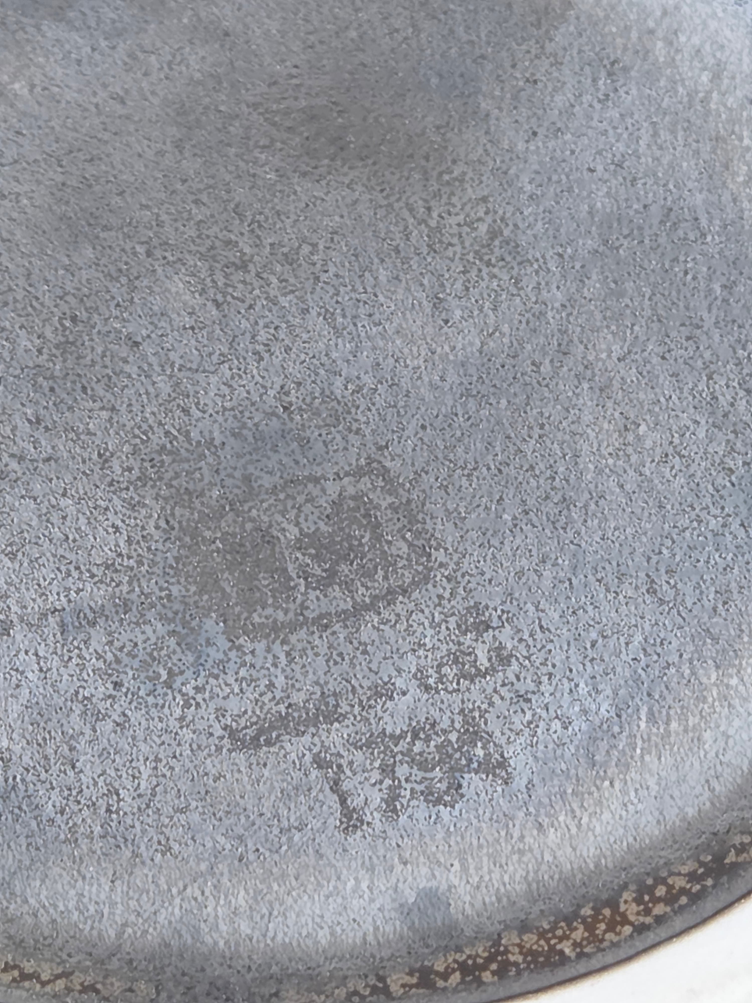 Vintage Maruhon Ware Japan 1754 Grey Metallic Glaze Bird Lid Casserole Tureen - Thumbnail 7