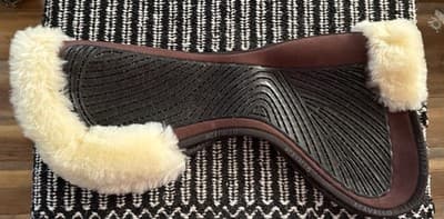 Acavallo Close Contact Twin Sided Gel Saddle Pad Half Sheepskin Edge, Size 3 - Thumbnail 3