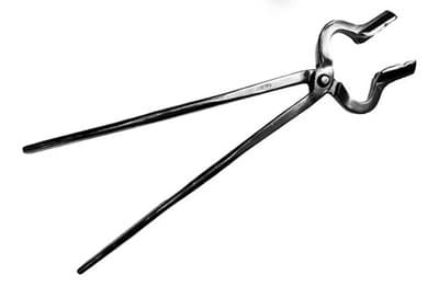 New Caliber V-Bit Bolt Blacksmith Tongs - 450mm (18")