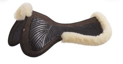 Acavallo Close Contact Twin Sided Gel Saddle Pad Half Sheepskin Edge, Size 3