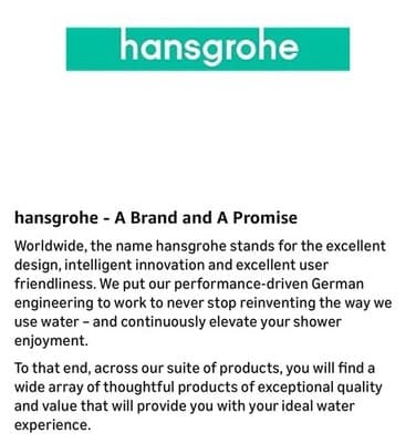 Hansgrohe HG Shower System Showerpipe 04526820 Brushed Nickel - Thumbnail 4