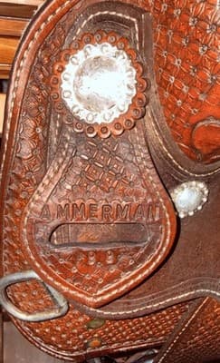 Used 13” Ammerman Barrel Saddle - Excellent Condition - Thumbnail 9
