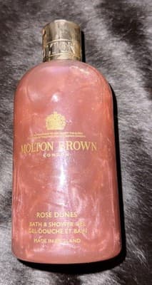 Rose Dunes Bath and Shower Gel by Molton Brown for Unisex - 10 oz - Open Bottle