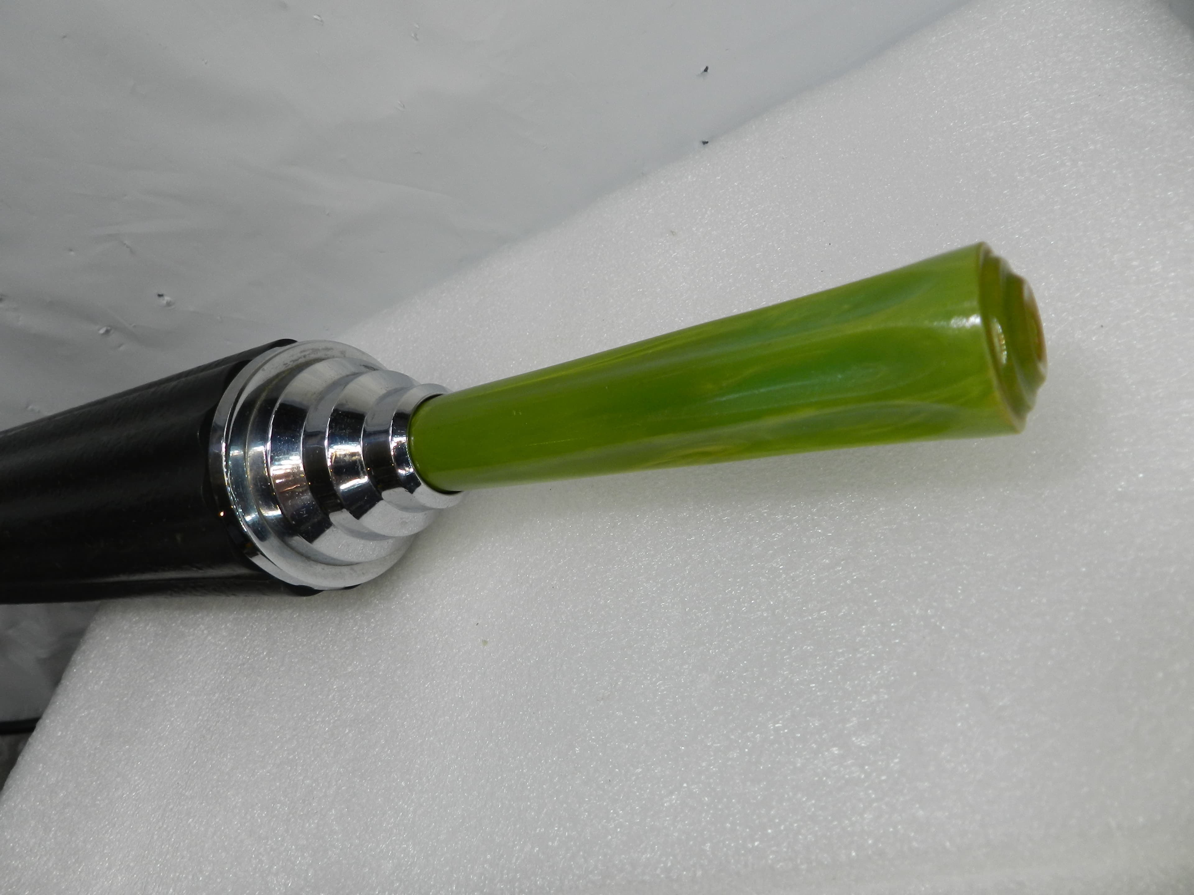 Vintage Thermo Roller Heated Massage Roller with Green Lucite Handles  (O36S) - Thumbnail 6