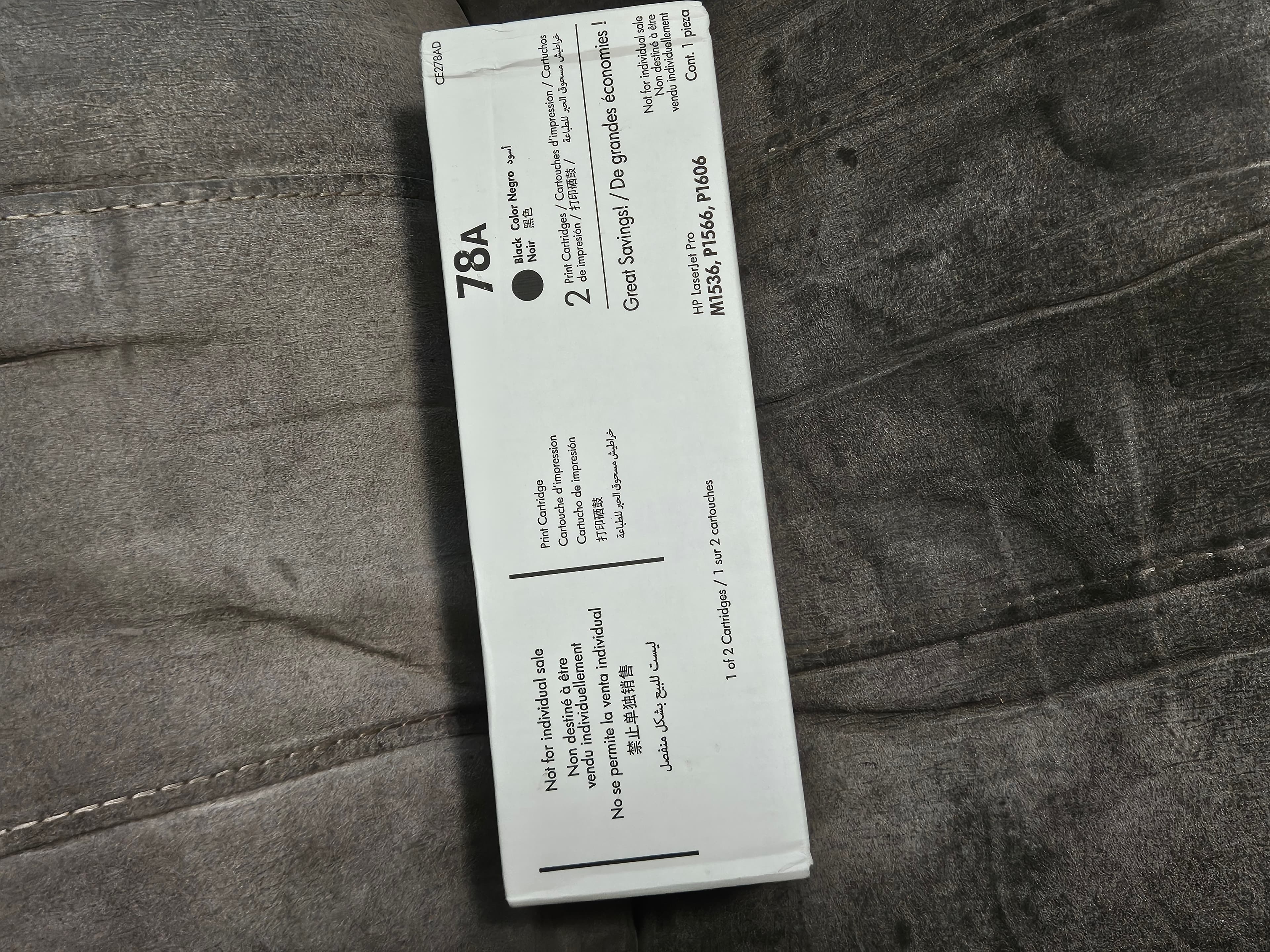 HP LaserJet 78A Black Toner Cartridge CE278AD - Thumbnail 4